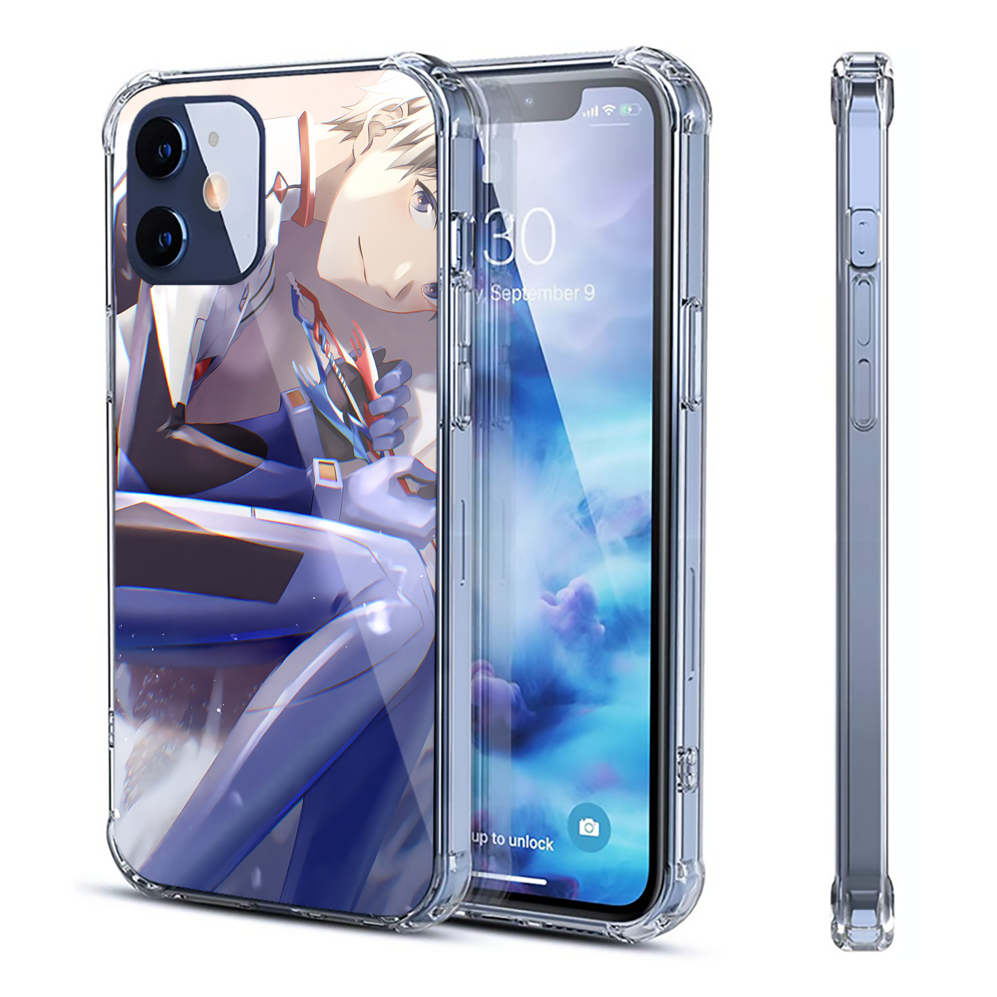（画像用） EVA 新世紀エヴァンゲリオン 【iPhone 12シリーズ対応】透明スマホケース（クリアソフトケース）